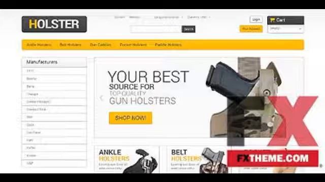 Gun Shop PrestaShop Theme by Hermes TMT by Sefton Monroe смотреть онлайн