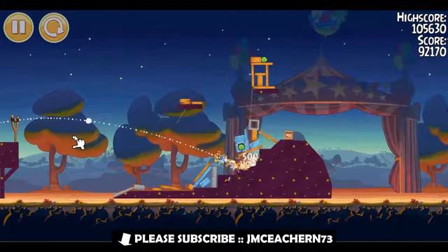 Angry Birds Seasons :: Season 3 :: Abra-Ca-Bacon :: Level 2-4 :: 3 Stars смотреть онлайн