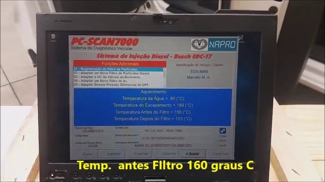 REGENERAÇÃO FORÇADA Filtro Partículas Diesel DPF via PC SCAN - AMAROK смотреть онлайн