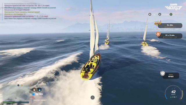 ?GTA 5 RP SAINTSWORLD | ГОНКИ НА ЛОДКАХ | PROMO KUSNEZ?