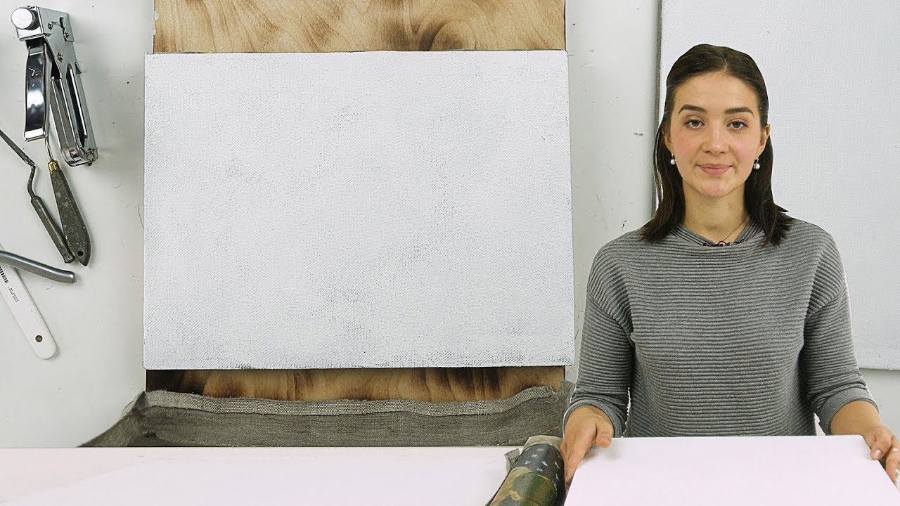 Экспресс-урок: как подготовить холст для масляной живописи смотреть онлайн