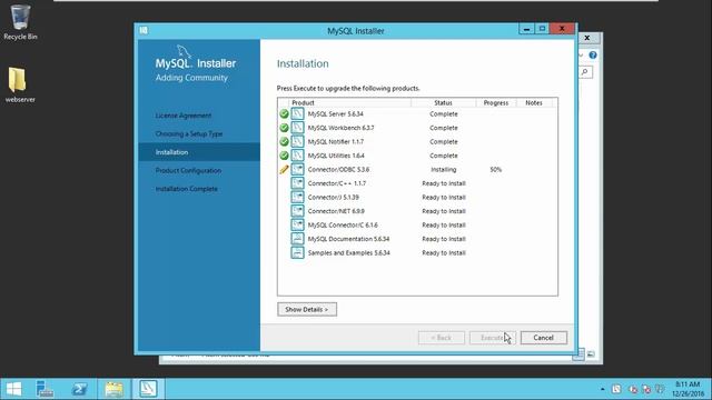 ทำ Web Server บน windows server 2012 R2(ติดตั้ง MySQL 5.6.34.0+ phpmyadmin 4.4.15.8)Part 3 смотреть онлайн