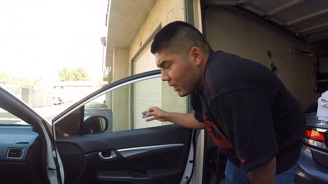 removing car tint (with fabric steamer) смотреть онлайн