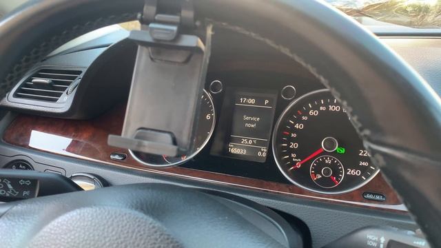 Сброс сервисного интервала WG Passat B6 2010 г. смотреть онлайн