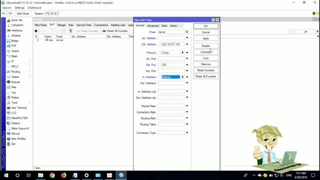 How to Mikrotik RouterBoard Port Forwarding for DVR NVR IP CAMERA IPC XVR JVS KIT смотреть онлайн