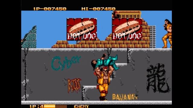 Sega Mega Drive 2 (Smd) 16-bit Crude Busters Stage 1