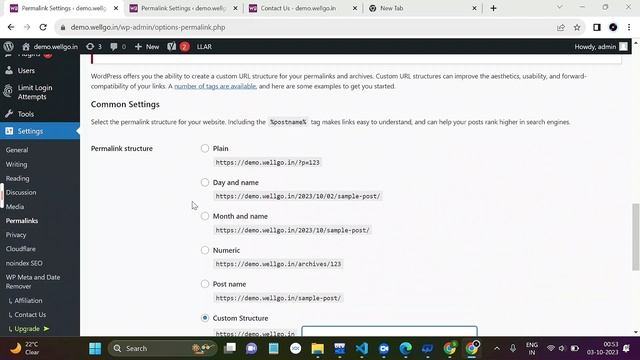 How to change the permalink of a page in wordpress | wordpress permalink change | 2023 смотреть онлайн