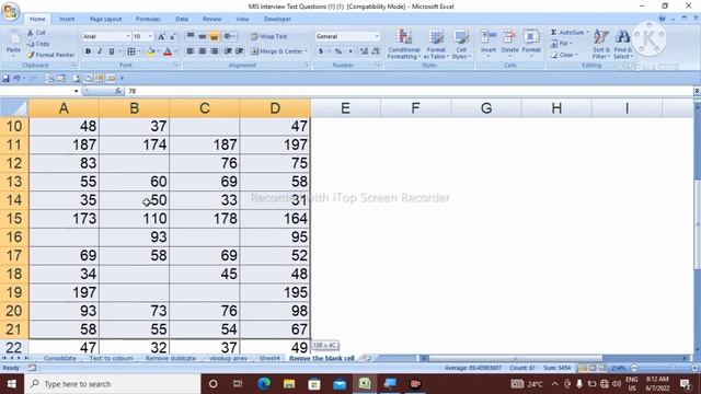 How To Remove Blank Cell in Excel | How To Delete All Blank Row in Excel | Delete Blank Row смотреть онлайн