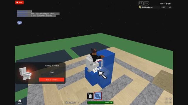 How to make a flying toilet on roblox works on any build to survive games смотреть онлайн