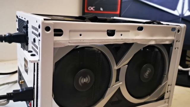 Мини игровой компьютер, Silverstone Mini-itx, часть 3, видюха смотреть онлайн