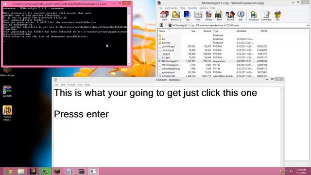 How to Downgrade Minecraft to any version (1.4.2) смотреть онлайн