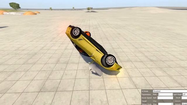 Ferrari 599 gto crash test beamNG Mod смотреть онлайн