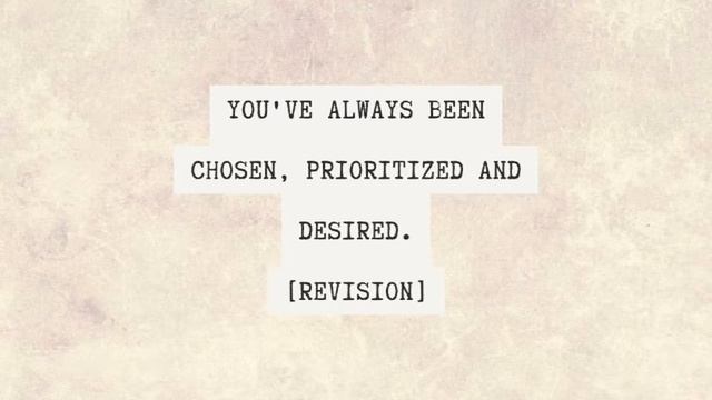 [Powerful Past Revision Subliminal] You've Always Been Chosen, Prioritized And Desired - (2 Hours) смотреть онлайн