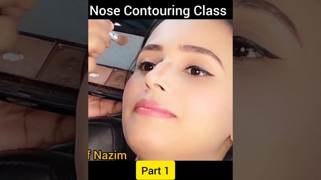 Do Nose Contouring Like a Pro #hatafnazim #youtubeshorts смотреть онлайн