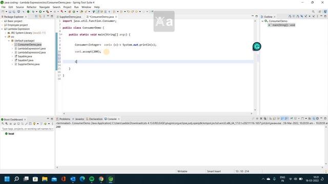 Consumer interface using lambda expressions in java // lambda part-3 //Easy Learning Channel смотреть онлайн