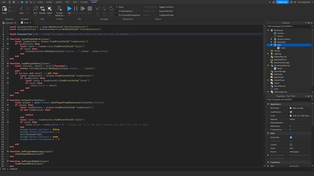 HOW TO MAKE A PART GIVE YOU CURRENCY ?️ Roblox Studio Tutorial смотреть онлайн