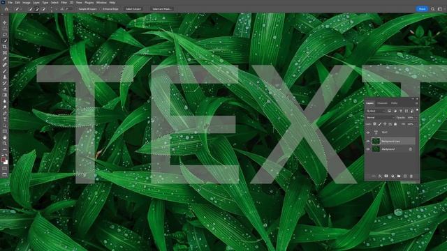 Leaves Text Effect in Photoshop || Photoshop Tutorial смотреть онлайн