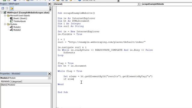 Tutorial 4 - Data Scraping in excel using VBA смотреть онлайн