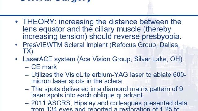 Advances in the Management of Presbyopia - Dr Christina Rapp Prescott смотреть онлайн
