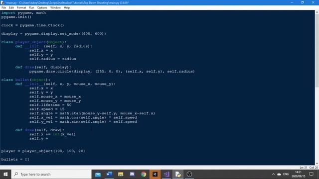 Pygame Tutorial - Top Down Shooting смотреть онлайн