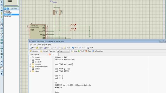 Программирование на PicBasic Pro Урок №2 смотреть онлайн