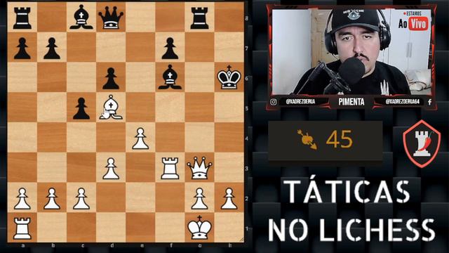 QUEBRAMOS O RECORDE? Corrida de problemas no Lichess: Puzzle Streak #11 смотреть онлайн