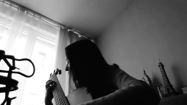 Lagrima by Francisco Tarrega, Classical guitar cover on Kremona Fiesta FC смотреть онлайн