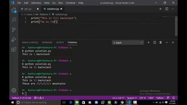 Exercise 1 Solution of Python | Be Expert In Technologies смотреть онлайн