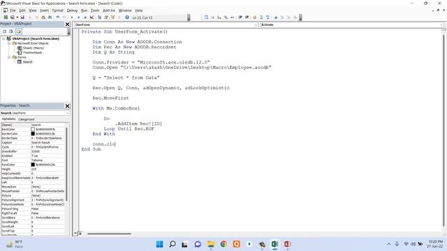 UserForm – Search Record From Database Using VBA смотреть онлайн