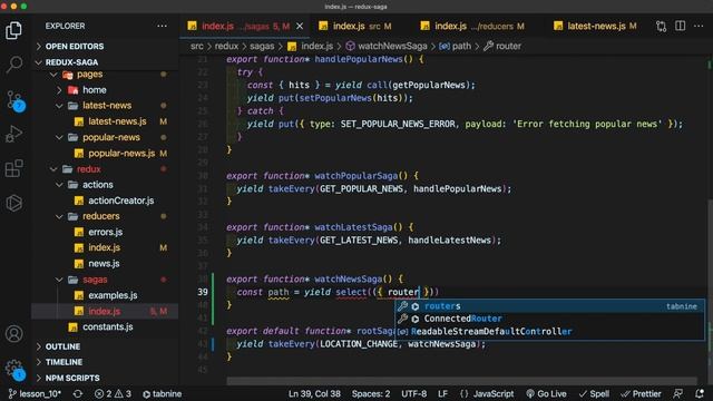 Redux-Saga #11 Интеграция Connected-React-Router (Connected-React-Router Integration) смотреть онлайн