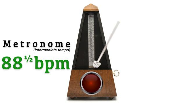 Metronome 88.5 bpm 🎼 смотреть онлайн