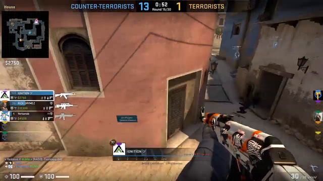 Walking past the enemy in CS:GO смотреть онлайн