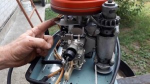 Лодочный мотор Прибой с самодельными кольцами