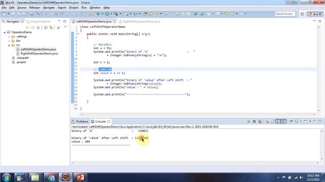Java bitwise Shift Operators | Java Tutorial смотреть онлайн