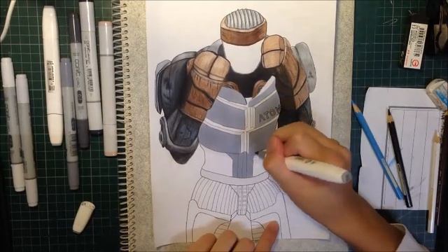Drawing Atom from Real Steel смотреть онлайн