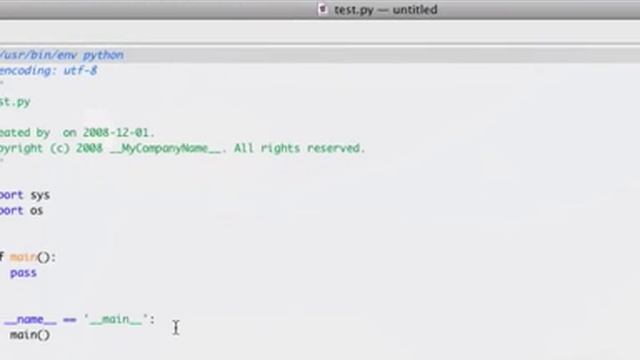 Start Python programming with TextMate смотреть онлайн