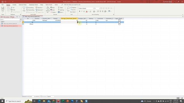 MS ACCESS - Lesson 2 - Data Types, Design View (Tables), Field Properties смотреть онлайн