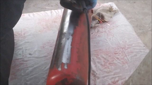 Простая переделка огнетушителя, в баллон для углекислоты с вентилем вк-20 смотреть онлайн