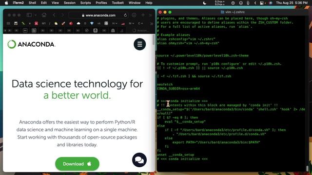 Move from miniforge to Anaconda for the M1 Mac смотреть онлайн