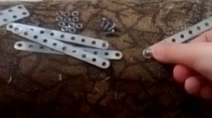 Как сделать нож бабочку из металлического конструктора.