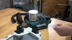 Обзор аккумуляторного пылесоса Makita DVC750