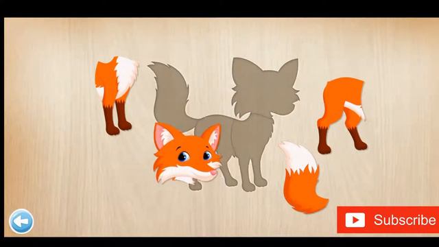 animal puzzel (2)-- головоломки животных---- quebra-cabeças de animais смотреть онлайн