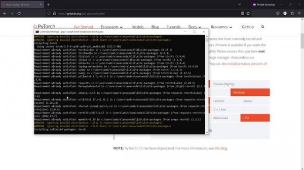 Install PyTorch 2.0 on Windows | Pip | PyTorch 2.0