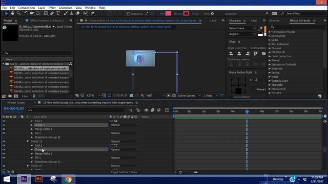 SOLVED! Convert Vectors to Shape Layers in After Effects | Adobe Tutorial смотреть онлайн
