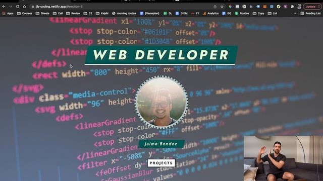 Web Developer Reacts to Portfolio Websites (Portfolio Review) смотреть онлайн
