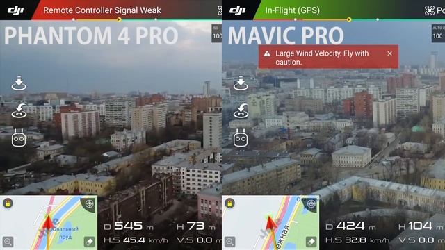 Mavic Pro и Phantom 4 Pro сравниваем коптеры