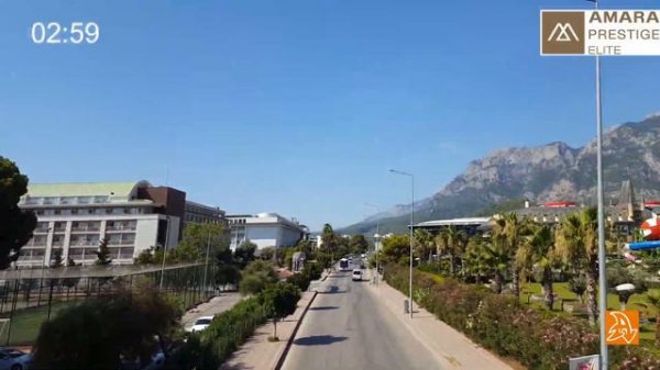 Crystal Prestige Elite 5* (ex-Amara) Обзор территории отеля. Дорога на пляж. Hotel territory