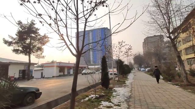 Dushanbe-Душанбе сегодня 11-мкр Walk Around To Tajikistan #точикистон