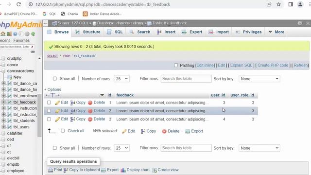 How to display students feedback on the home page using PHP and MySQL Part-18 смотреть онлайн