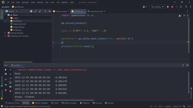 How to Backtest Trading Algorithms and Portfolio Metrics with Python and QuantStats смотреть онлайн